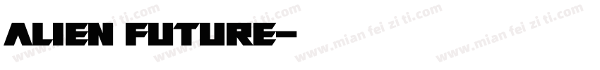 Alien Future字体转换